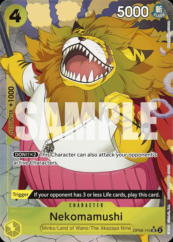 Nekomamushi OP06-110 Official alternate printing 4