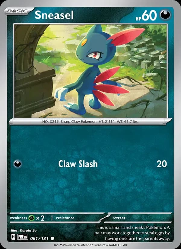 Sneasel 061/131 from Prismatic Evolutions