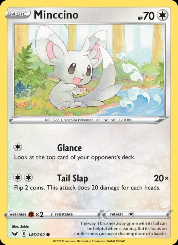 Minccino 145/202 from Sword & Shield