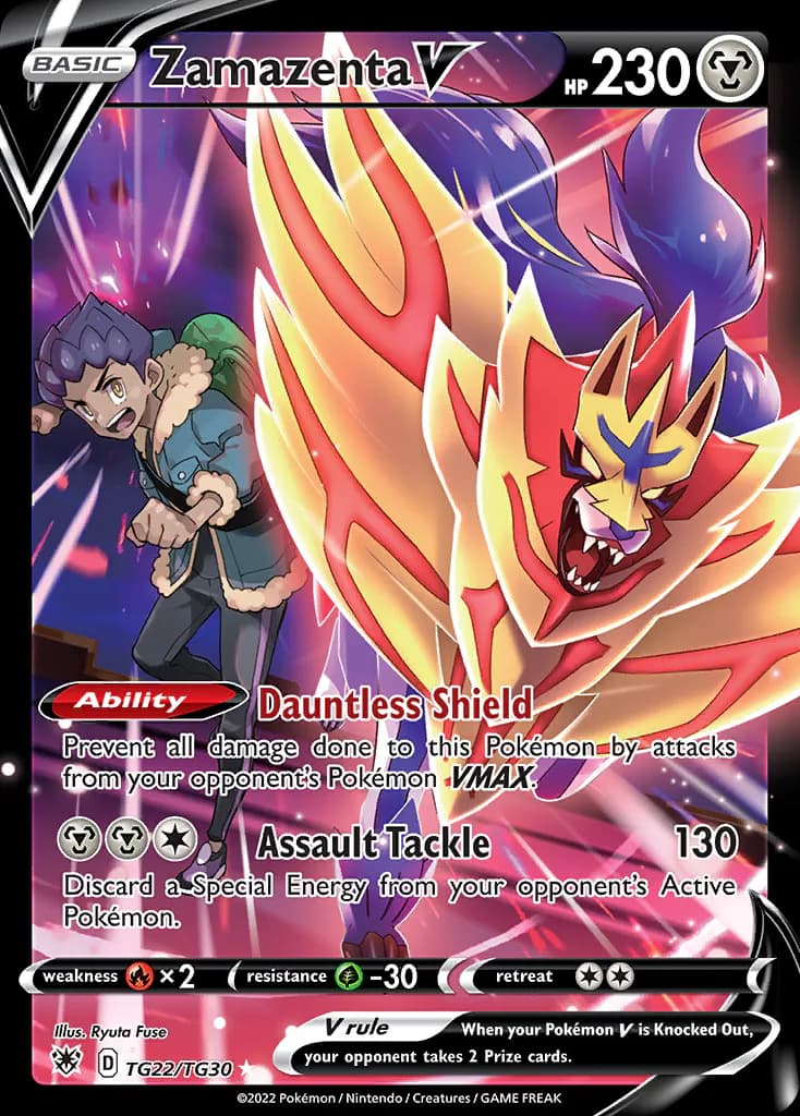 Zamazenta V TG22/TG30 from Astral Radiance