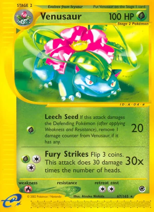 Venusaur 67/165 from Expedition Base Set