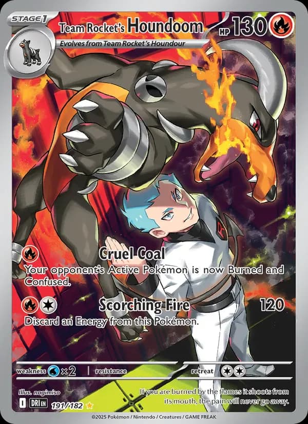 Team Rocket's Houndoom 191/182 from Destined Rivals