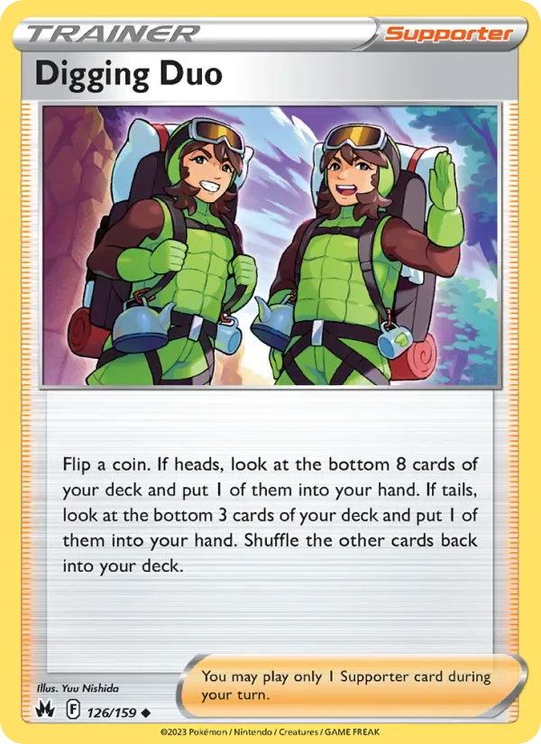 Digging Duo 126/159 from Crown Zenith