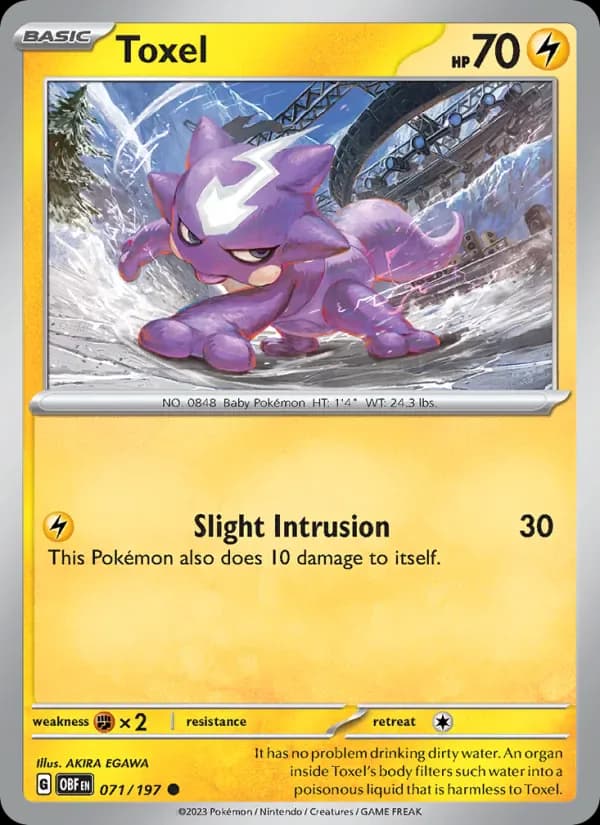 Toxel 071/197 from Obsidian Flames