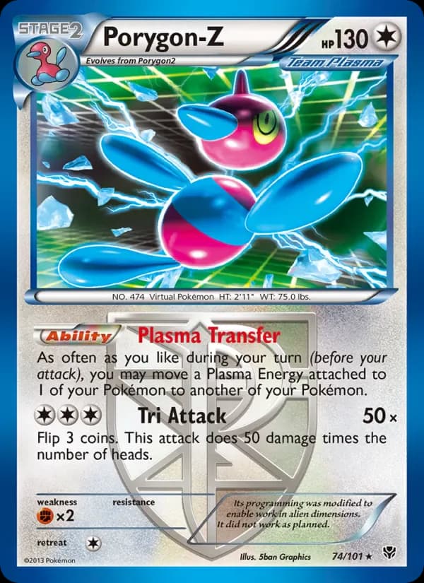 Porygon-Z 74/101 from Plasma Blast