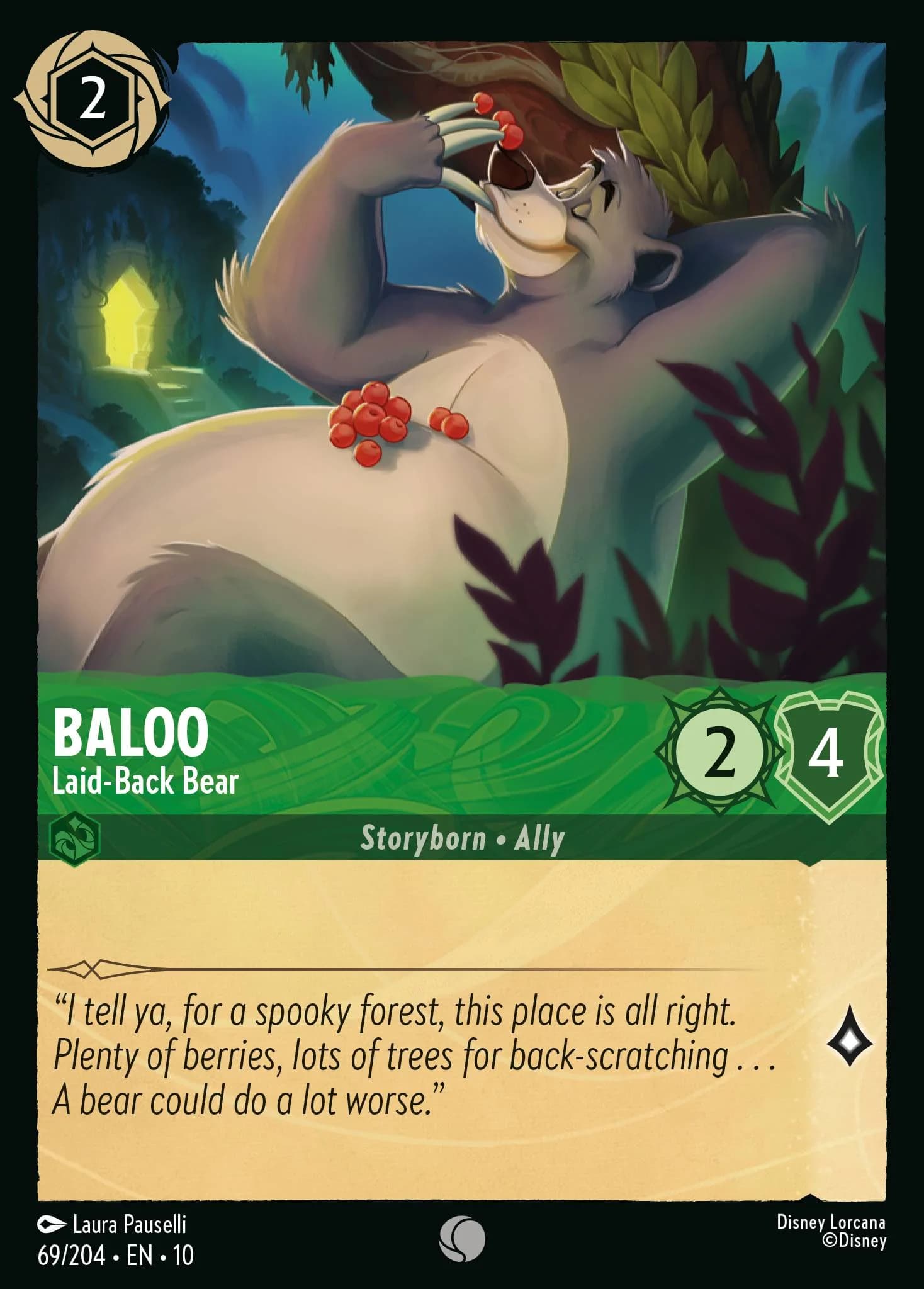 Baloo - Laid-Back Bear 69/204 from Whispers in the Well
