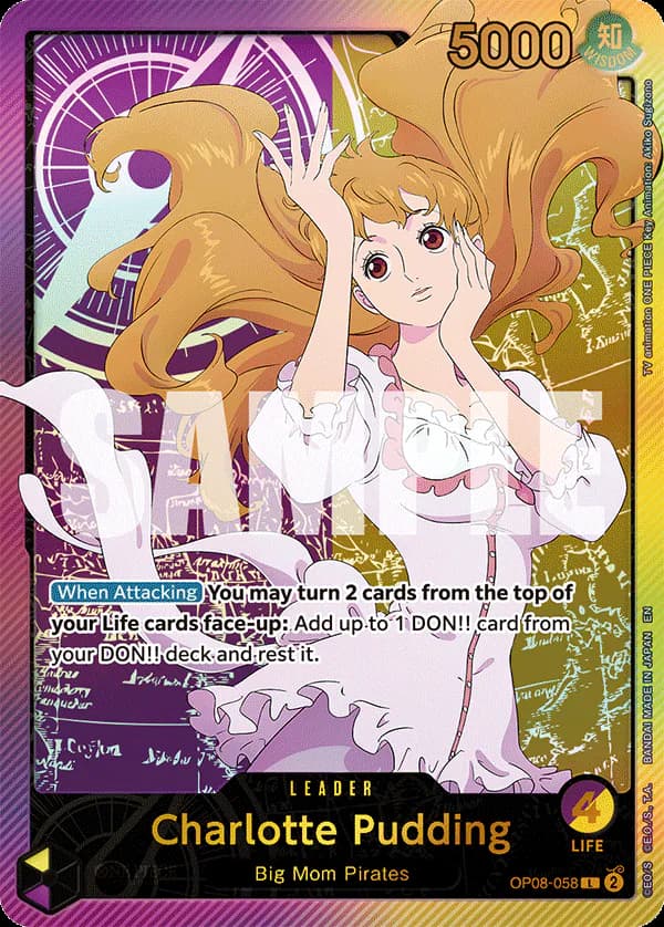 Charlotte Pudding OP08-058 Official alternate printing 2