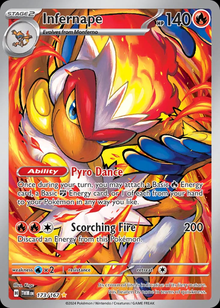 Infernape 173/167 from Twilight Masquerade