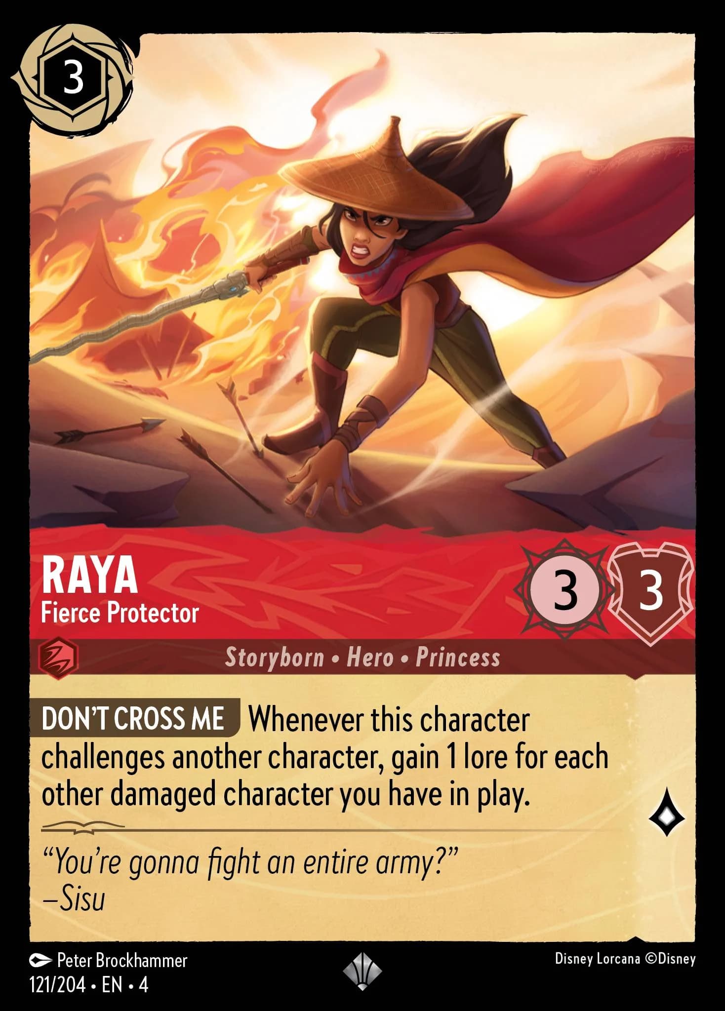 Raya - Fierce Protector 121/204 from Ursula's Return