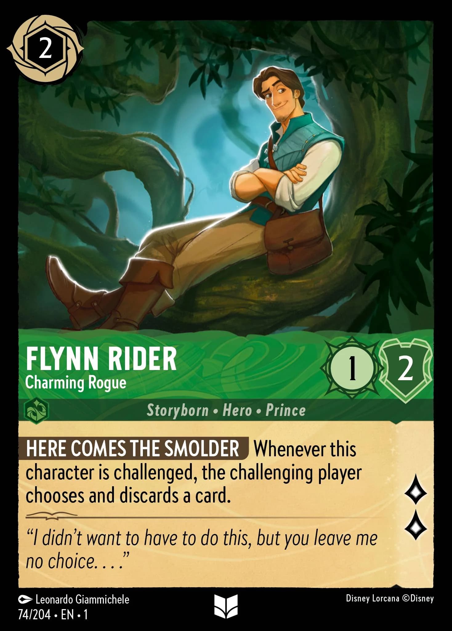 Flynn Rider - Charming Rogue 74/204 from The First Chapter