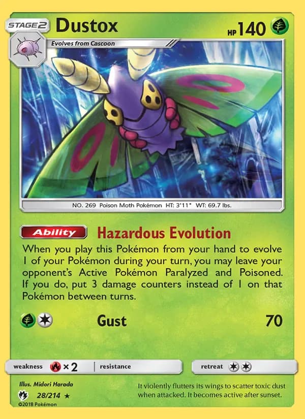 Dustox 28/214 from Lost Thunder