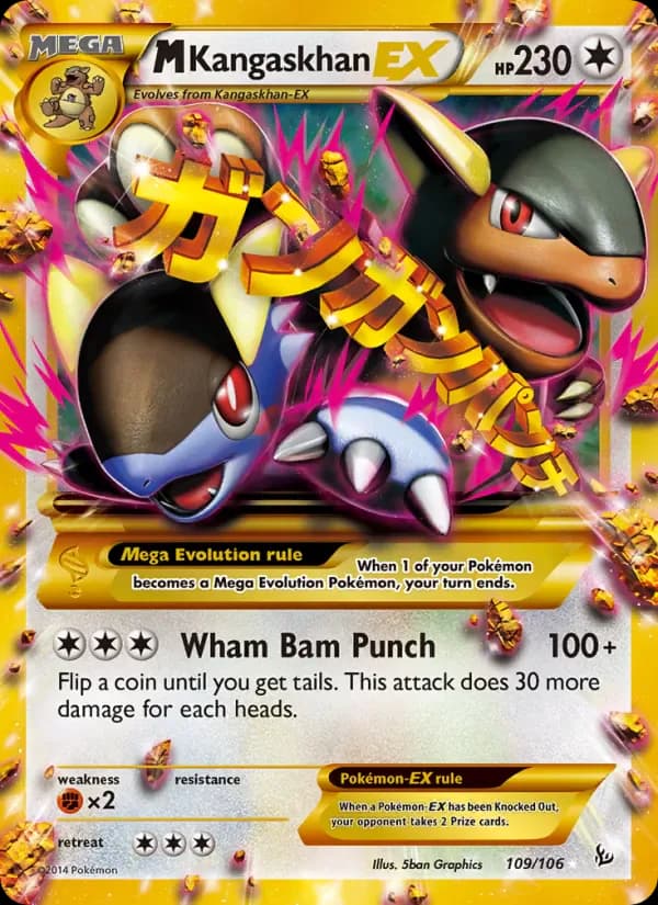 M Kangaskhan EX 109/106 from Flashfire