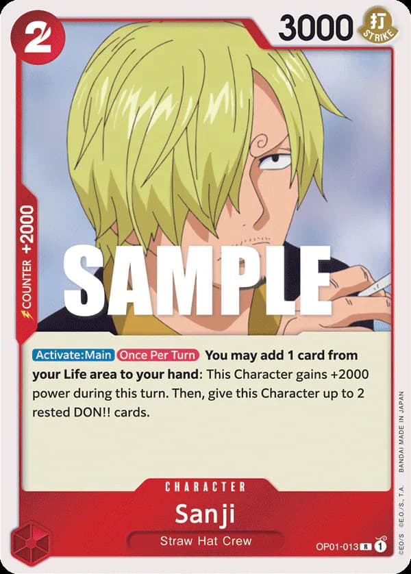Sanji OP01-013 Standard printing