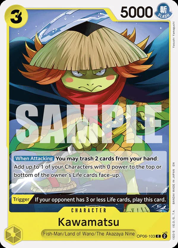 Kawamatsu OP06-103 Official alternate printing r1