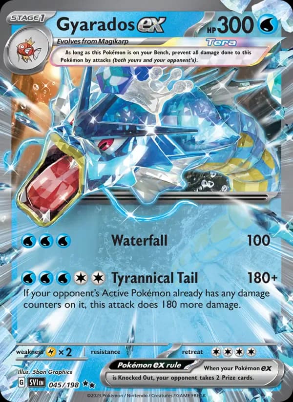 Gyarados ex 045/198 from Scarlet & Violet Base Set