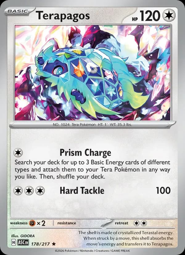 Terapagos 178/217 from Ascended Heroes