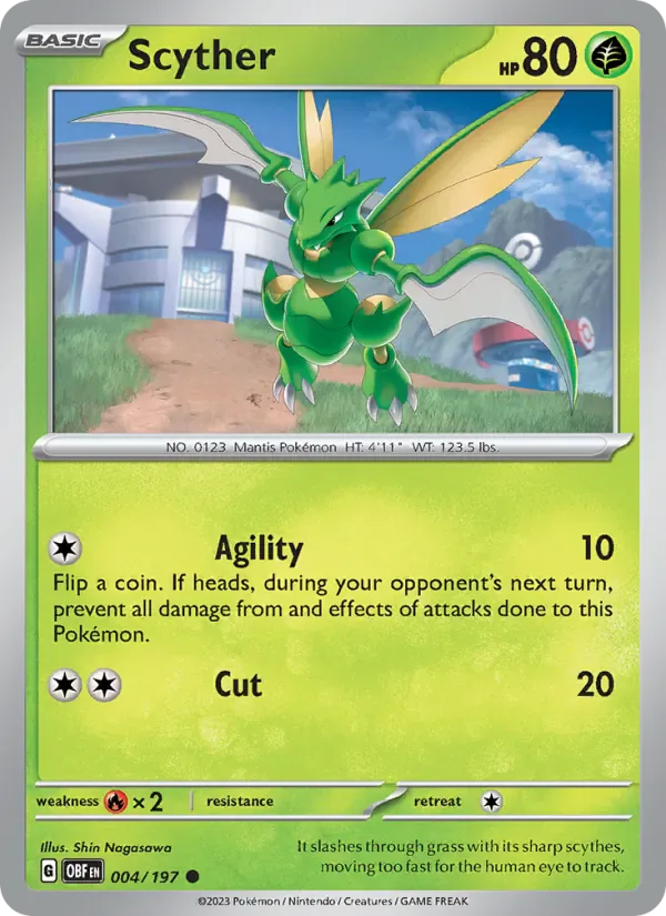 Scyther 004/197 from Obsidian Flames