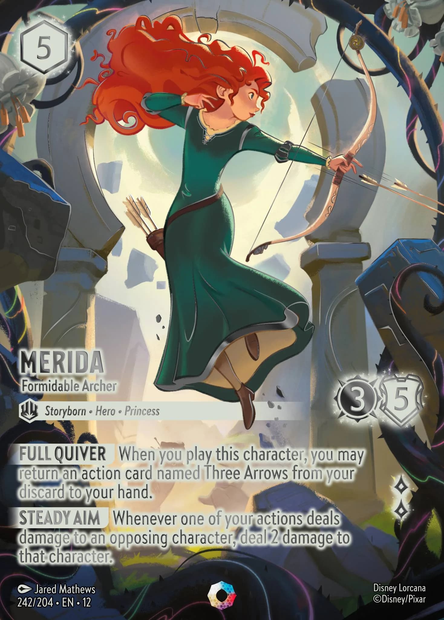 Merida - Formidable Archer 242/204 from Wilds Unknown