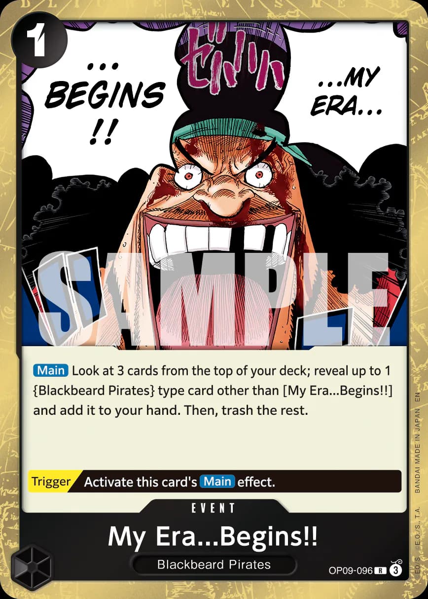 My Era...Begins!! OP09-096 Official alternate printing r1