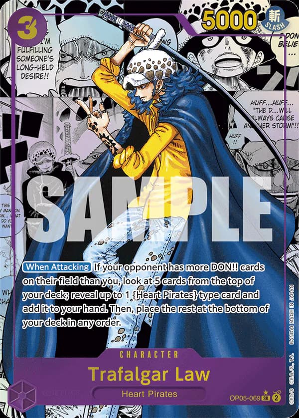 Trafalgar Law OP05-069 Official alternate printing r1