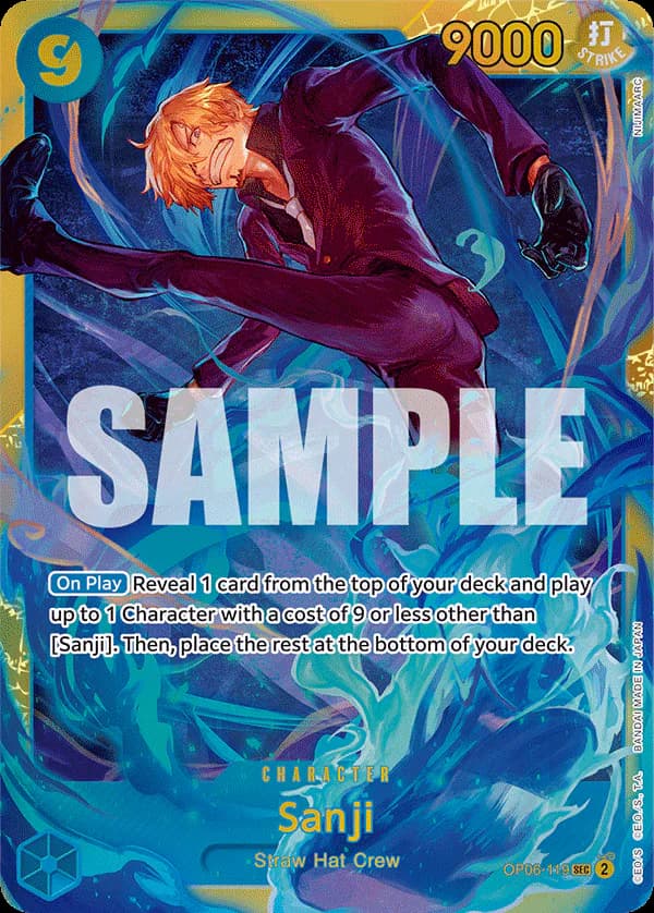 Sanji OP06-119 Standard printing