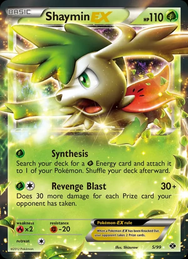 Shaymin-EX 5/99 from Next Destinies