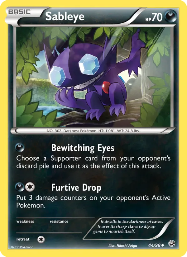 Sableye 44/98 from Ancient Origins