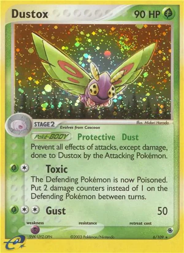 Dustox 6/109 from EX Ruby & Sapphire