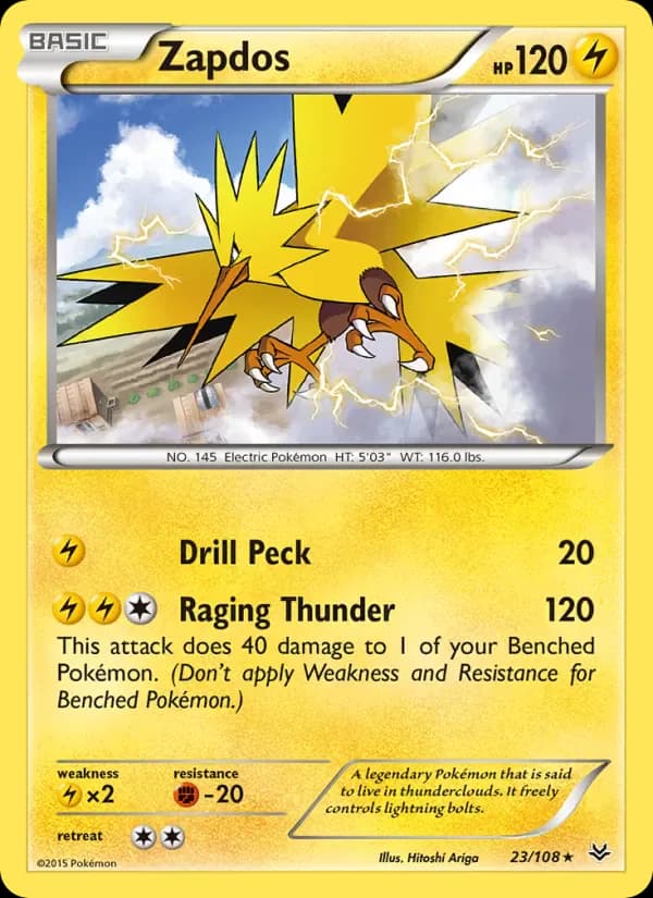 Zapdos 23/108 from Roaring Skies