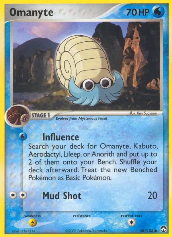 Omanyte 56/108 from EX Power Keepers