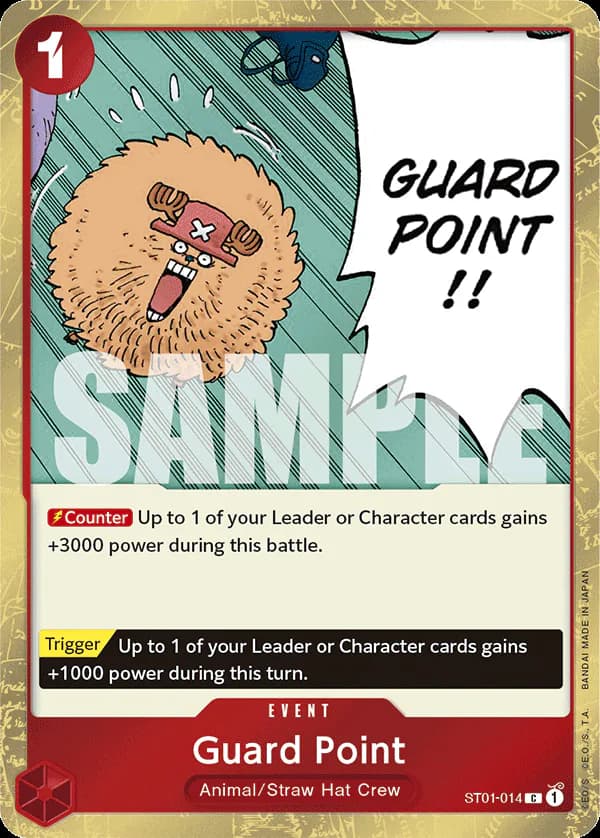Guard Point ST01-014 Official alternate printing 2