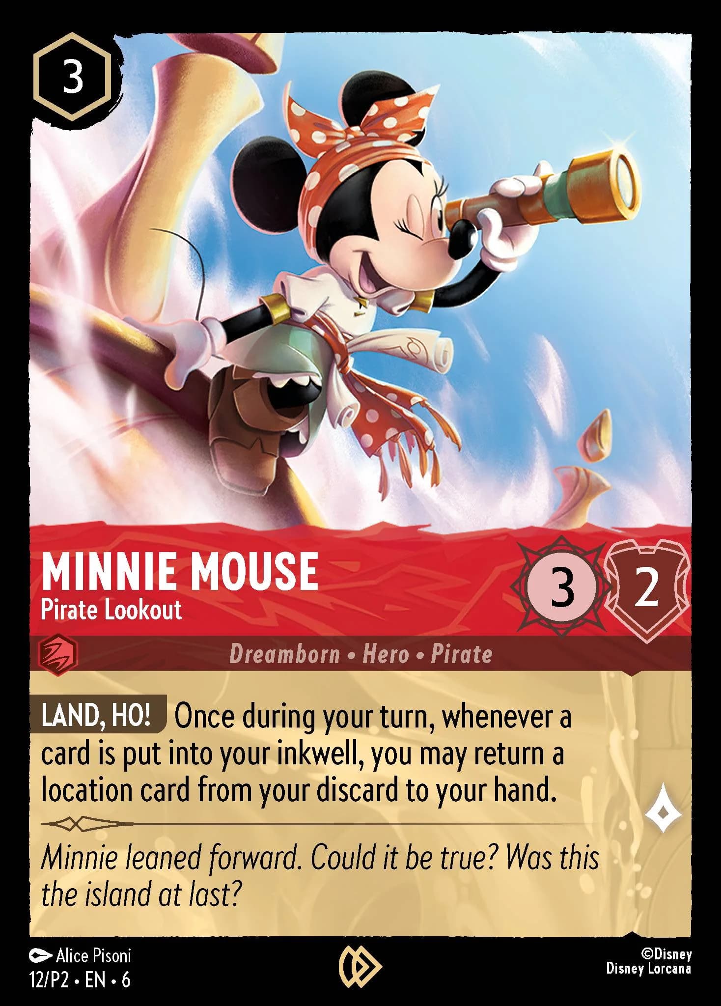 Minnie Mouse - Pirate Lookout 12/P2 from Azurite Sea