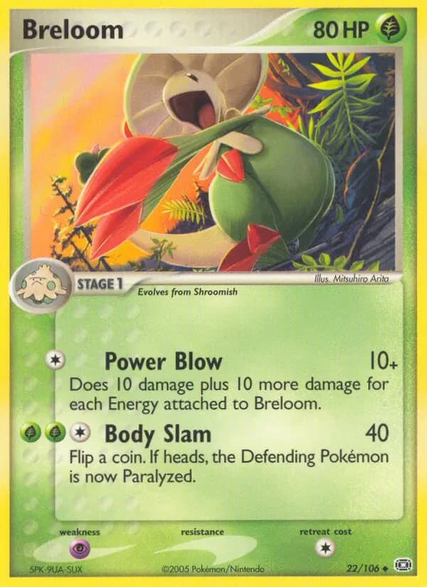 Breloom 22/106 from EX Emerald