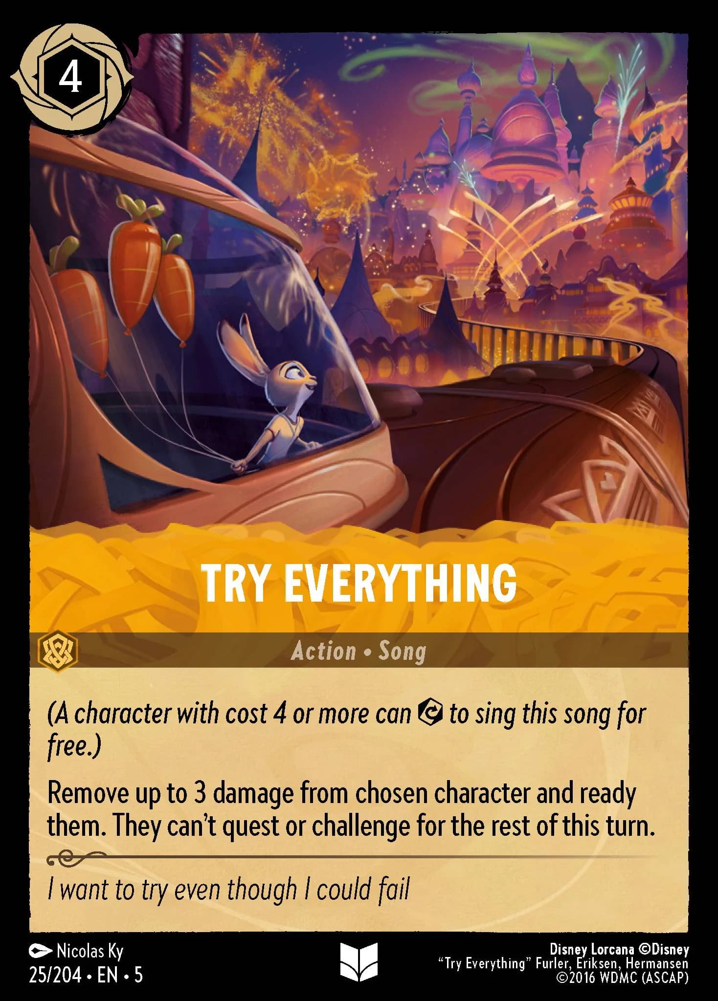 Try Everything 25/204 from Shimmering Skies