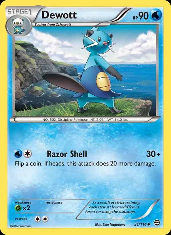 Dewott 31/114 from Steam Siege