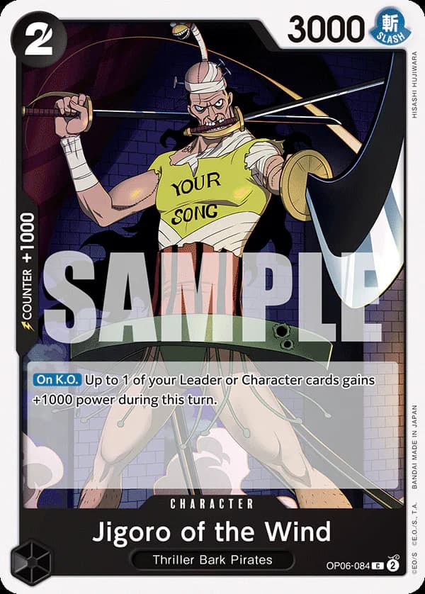 Jigoro of the Wind OP06-084 Standard printing