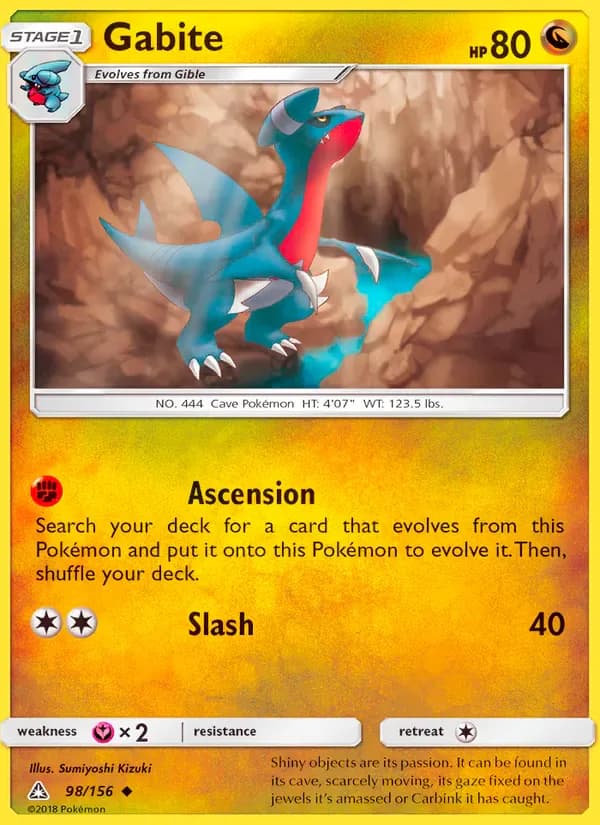 Gabite 98/156 from Ultra Prism