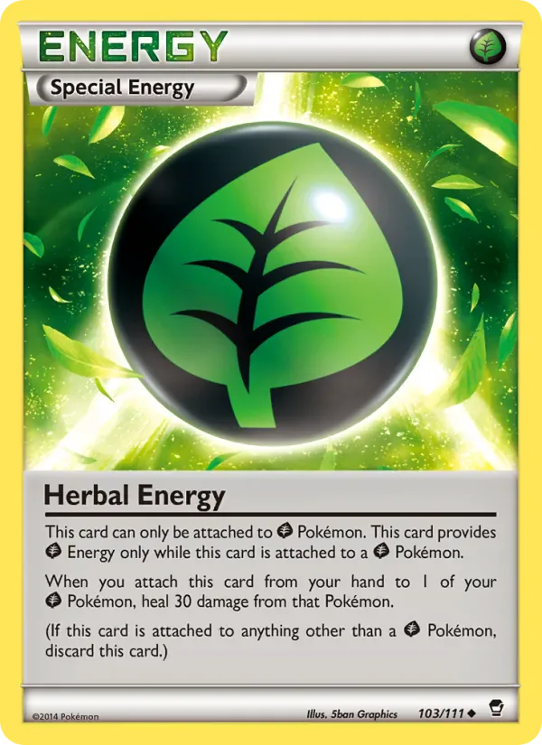 Herbal Energy 103/111 from Furious Fists