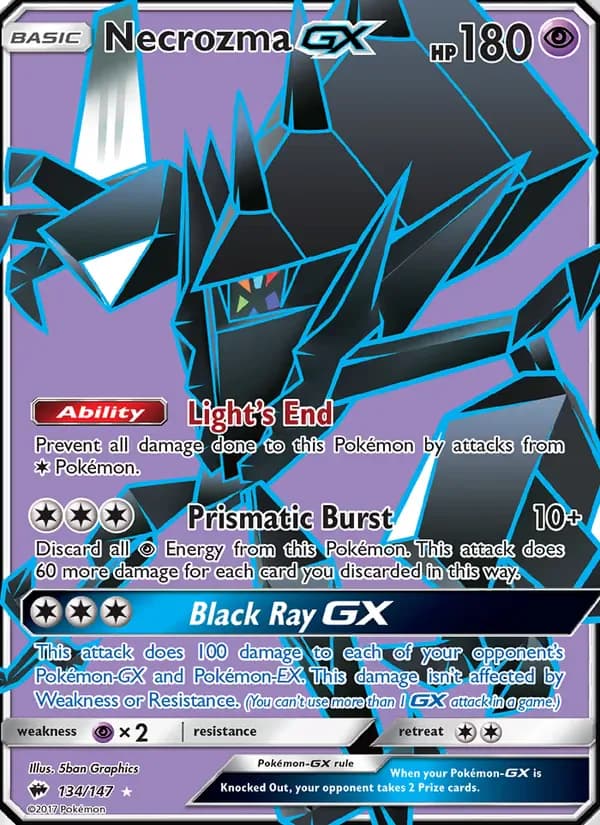 Necrozma GX 134/147 from Burning Shadows