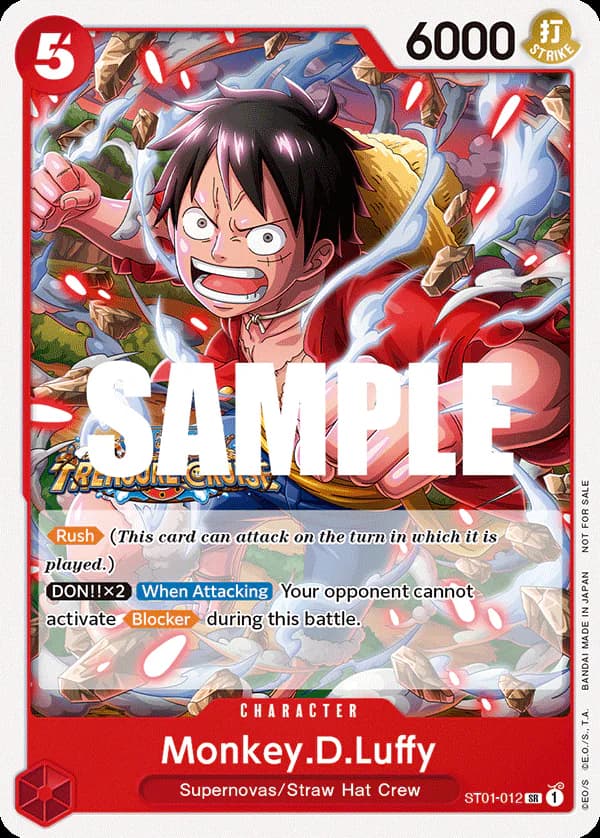 Monkey.D.Luffy ST01-012 Official alternate printing 4