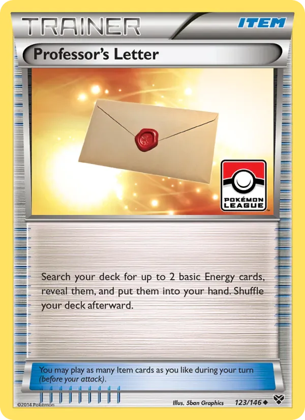 Professor's Letter 123/146 from XY Base Set