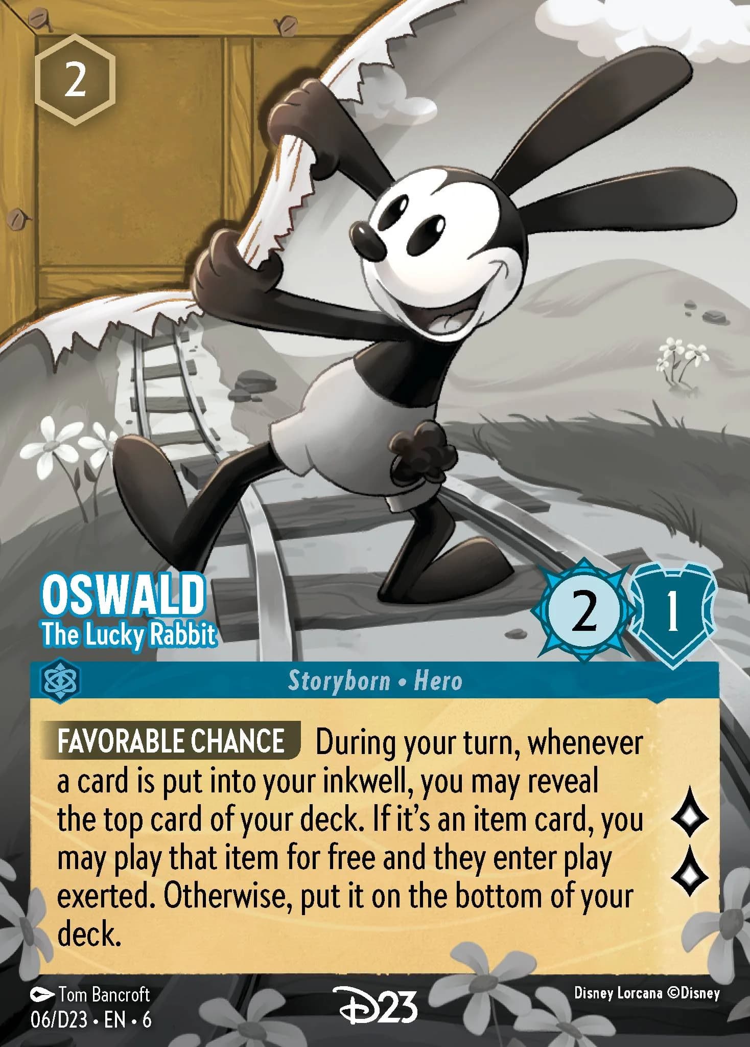 Oswald - The Lucky Rabbit 06/D23 from Azurite Sea
