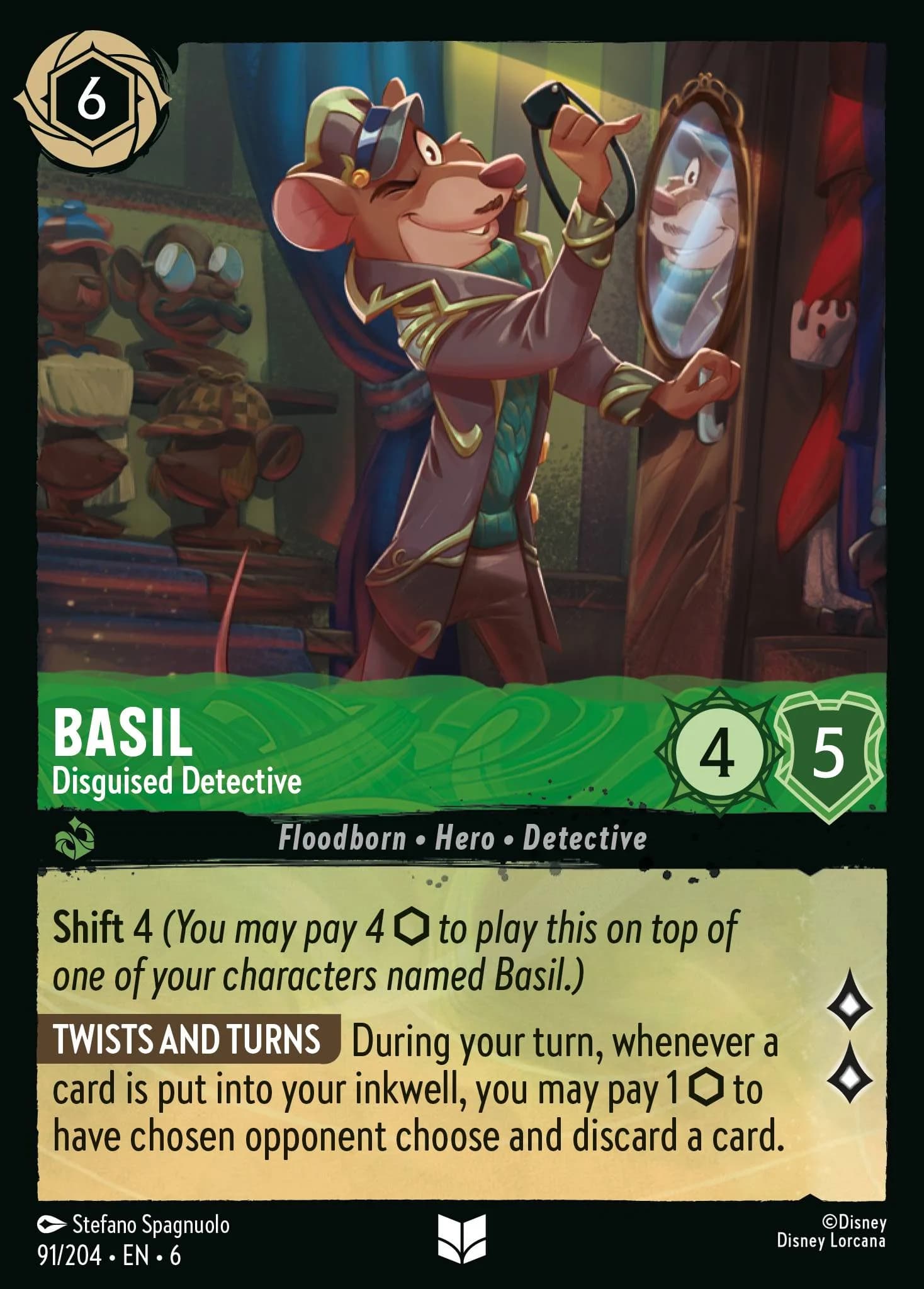 Basil - Disguised Detective 91/204 from Azurite Sea