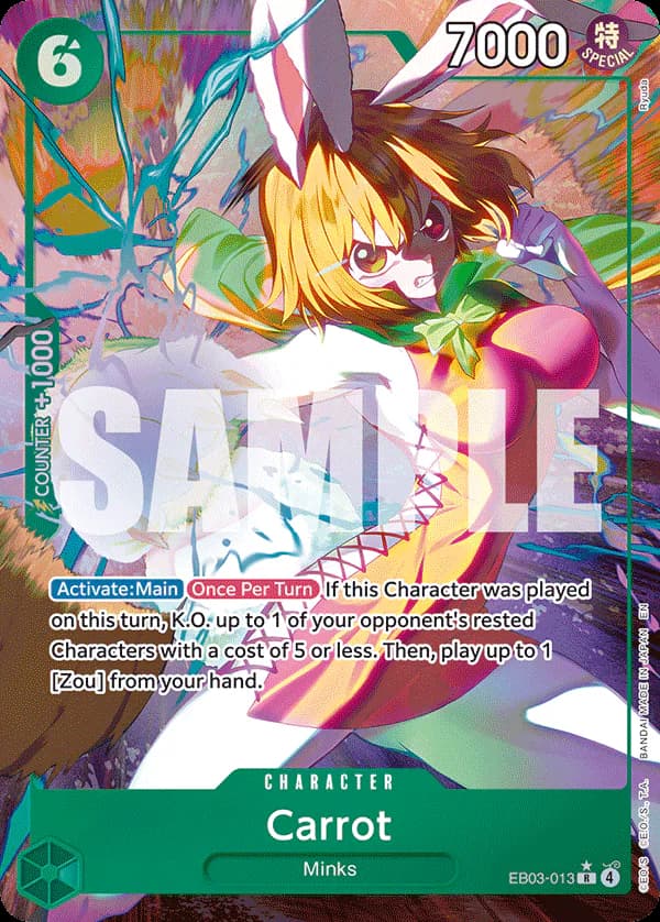 Carrot EB03-013 Official alternate printing 1