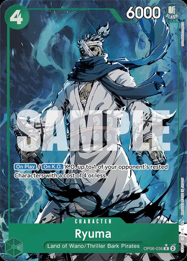 Ryuma OP06-036 Official alternate printing 4