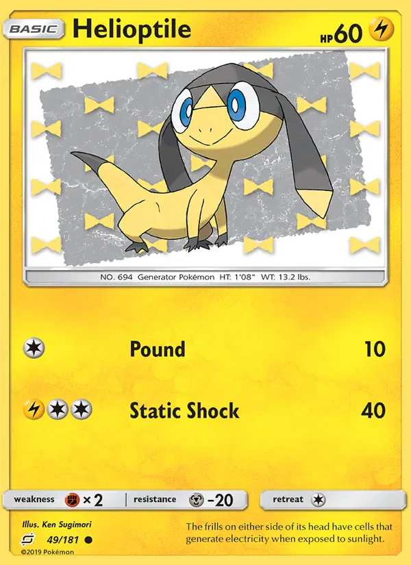 Helioptile 49/181 from Team Up