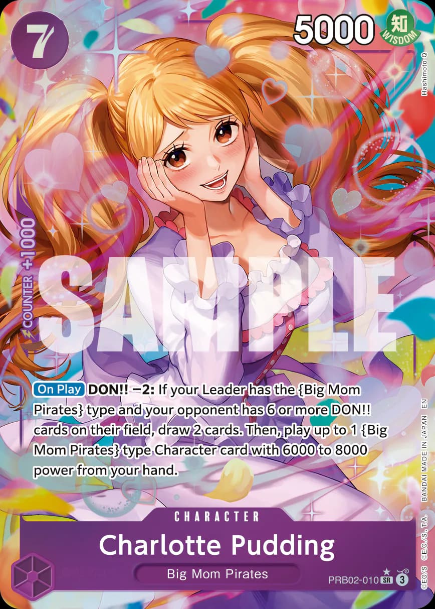 Charlotte Pudding PRB02-010 Official alternate printing 1