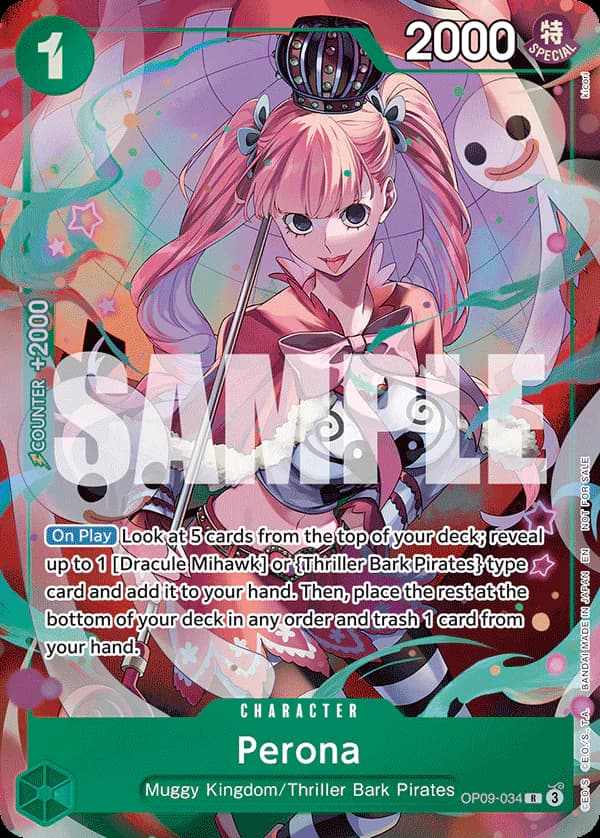 Perona OP09-034 Official alternate printing 2