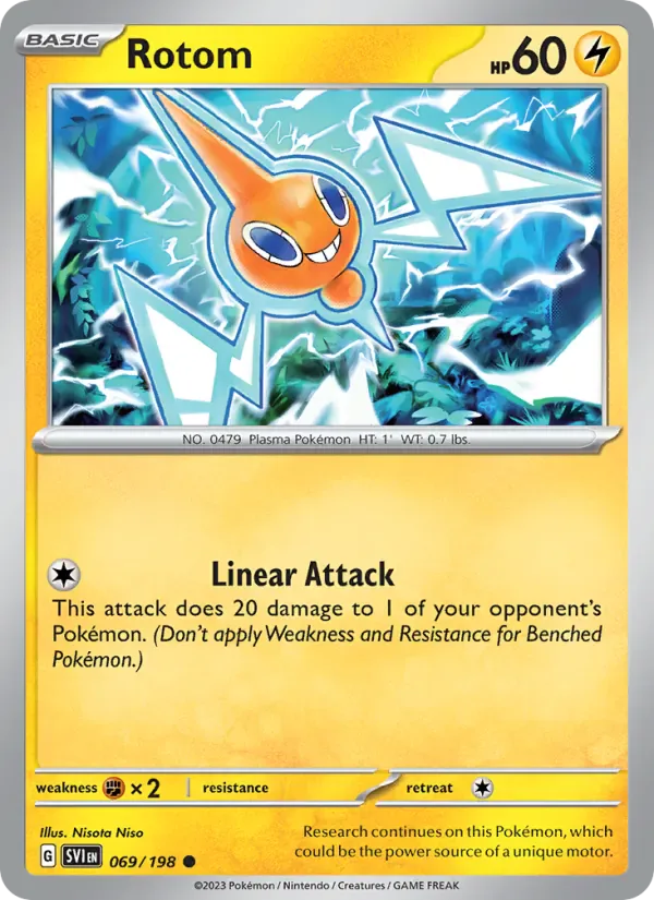Rotom 069/198 from Scarlet & Violet Base Set