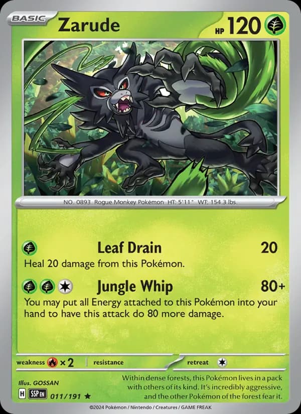 Zarude 011/191 from Surging Sparks